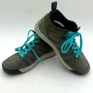 L.L. Bean Vista Pewter Mid Top Suede Hiking Shoes 508527 Women's Size 10